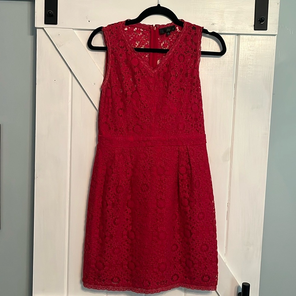 Fable Pink Lace Sleeveless Dress - Size S